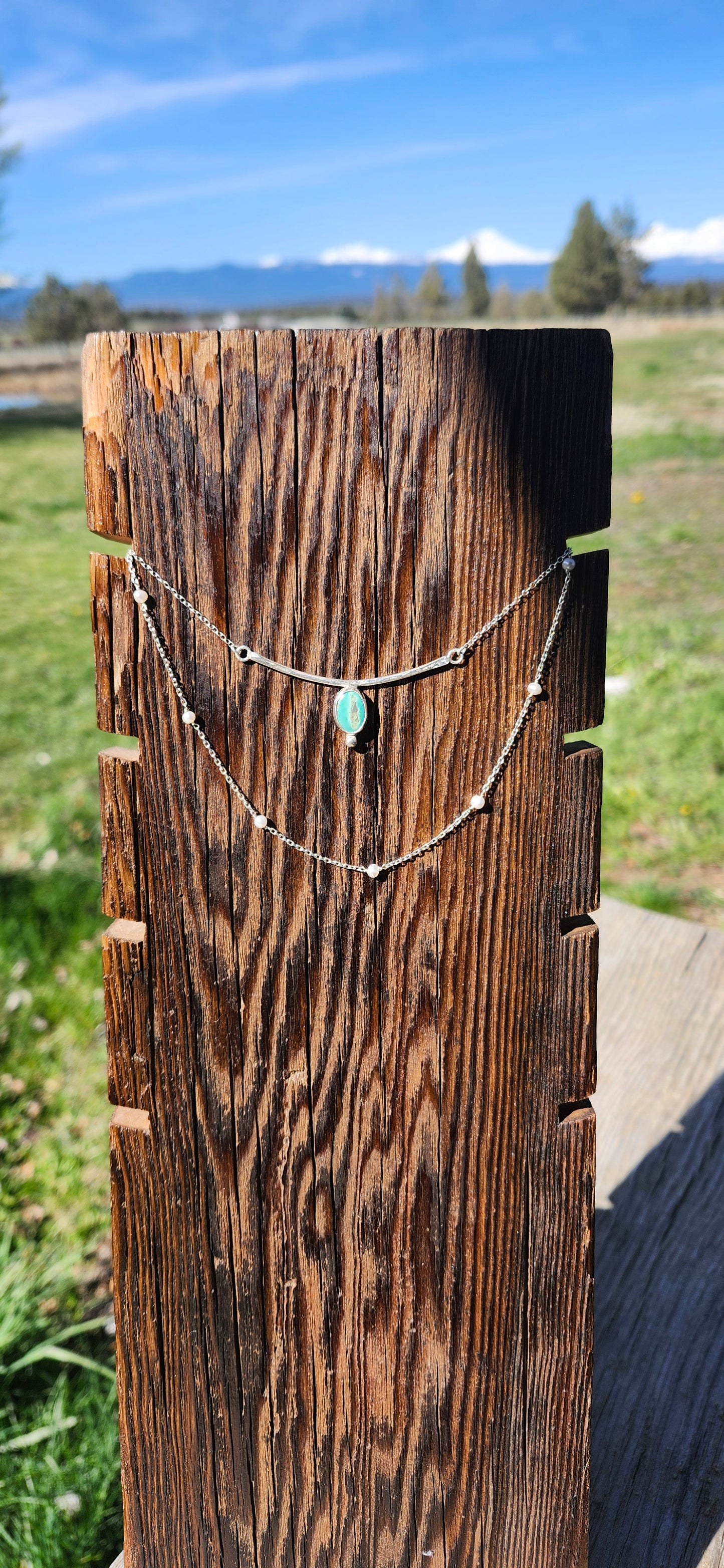 Bar Turquoise Necklace