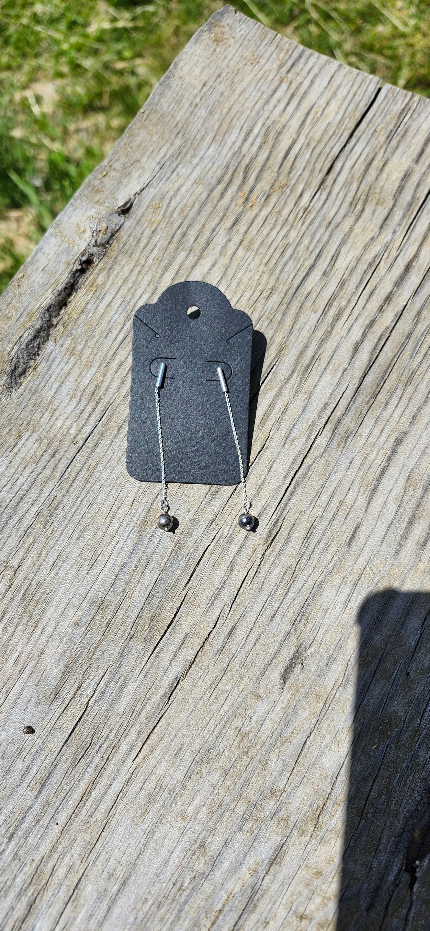 Navajo Pearl Dangle Earrings