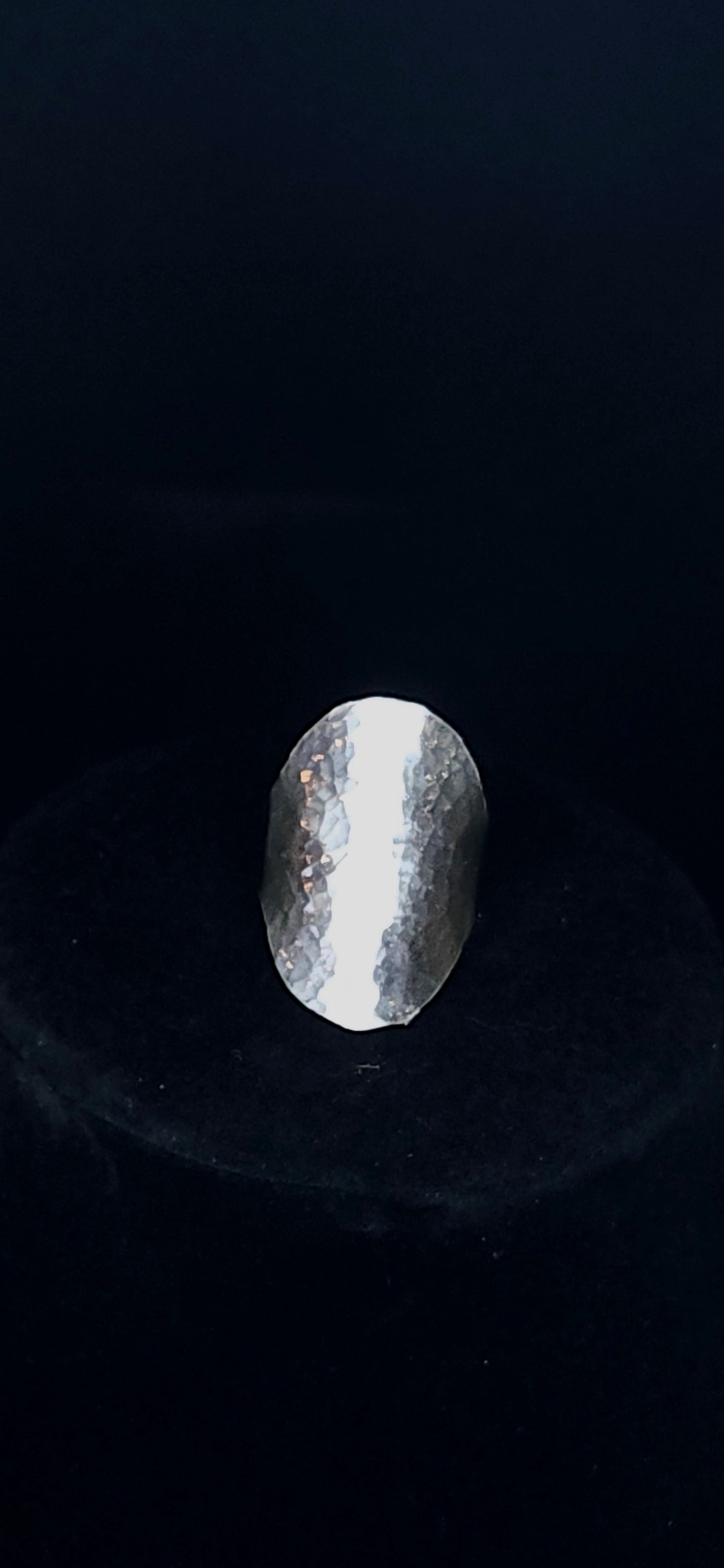 Hammered Saddle Ring