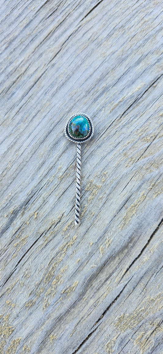 Rope hat pin